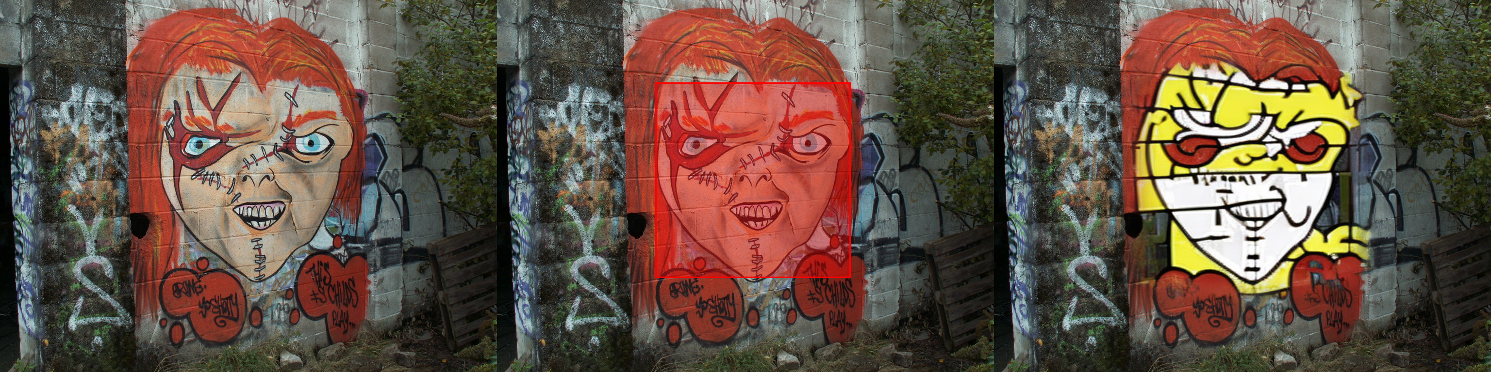 Sample 5: input · mask · stylized